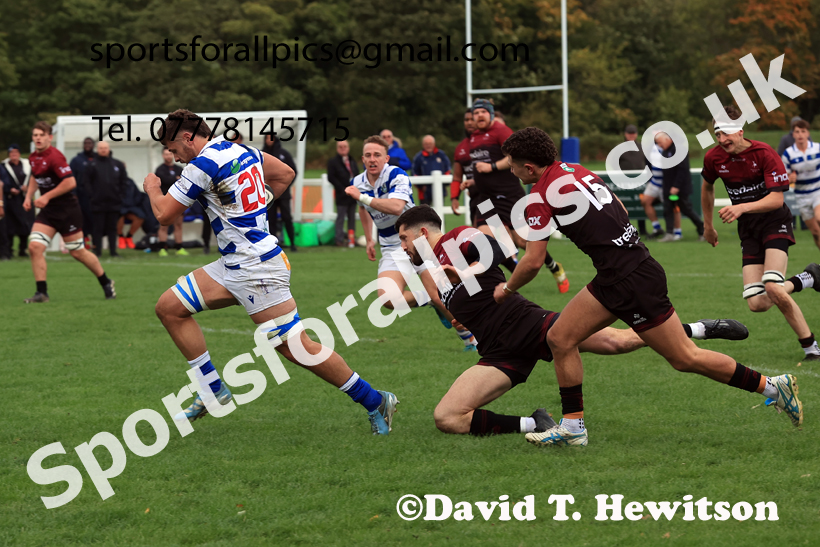 Tynedale v Rossendale, 2025 Tynedale Park, Corbridge, October 4th. Photo: David T. Hewitson/Sports for All Pics